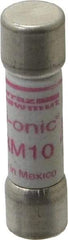 Ferraz Shawmut - 250 VAC, 10 Amp, Time Delay General Purpose Fuse - Clip Mount, 1-1/2" OAL, 10 at AC kA Rating, 13/32" Diam - USA Tool & Supply