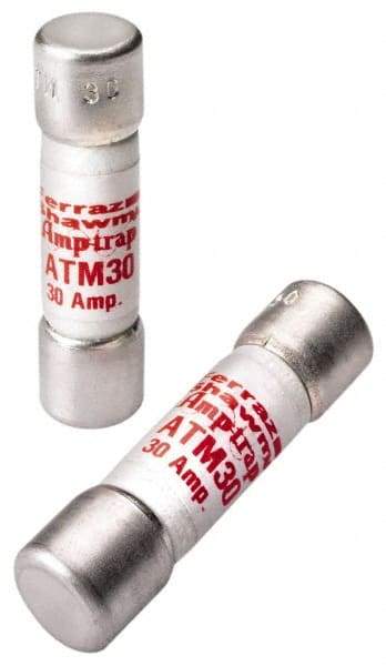 Ferraz Shawmut - 600 VAC/VDC, 0.2 Amp, Fast-Acting General Purpose Fuse - Clip Mount, 1-1/2" OAL, 100 at AC/DC kA Rating, 13/32" Diam - USA Tool & Supply