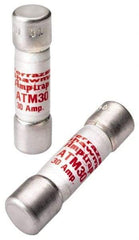 Ferraz Shawmut - 600 VAC/VDC, 0.2 Amp, Fast-Acting General Purpose Fuse - Clip Mount, 1-1/2" OAL, 100 at AC/DC kA Rating, 13/32" Diam - USA Tool & Supply