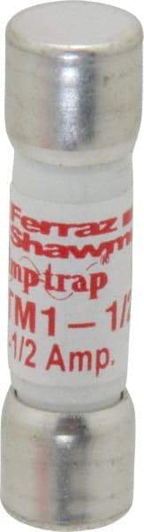 Ferraz Shawmut - 600 VAC/VDC, 1.5 Amp, Fast-Acting General Purpose Fuse - Clip Mount, 1-1/2" OAL, 100 at AC/DC kA Rating, 13/32" Diam - USA Tool & Supply