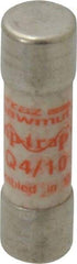 Ferraz Shawmut - 500 VAC, 0.4 Amp, Time Delay General Purpose Fuse - Clip Mount, 1-1/2" OAL, 10 at AC kA Rating, 13/32" Diam - USA Tool & Supply