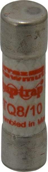 Ferraz Shawmut - 500 VAC, 0.8 Amp, Time Delay General Purpose Fuse - Clip Mount, 1-1/2" OAL, 10 at AC kA Rating, 13/32" Diam - USA Tool & Supply