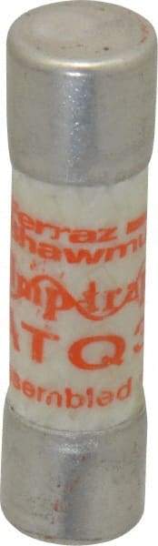 Ferraz Shawmut - 500 VAC, 3 Amp, Time Delay Midget Fuse - Clip Mount, 1-1/2" OAL, 10 at AC kA Rating, 13/32" Diam - USA Tool & Supply
