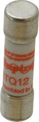 Ferraz Shawmut - 500 VAC, 12 Amp, Time Delay General Purpose Fuse - Clip Mount, 1-1/2" OAL, 10 at AC kA Rating, 13/32" Diam - USA Tool & Supply