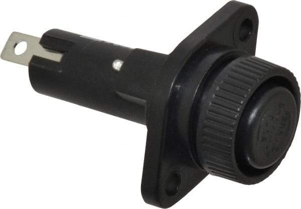 Ferraz Shawmut - 1 Pole, 600 VAC/VDC, 30 Amp, Panel Mount Fuse Holder - Compatible with CC Class, 1-1/2 Inch Long x 0.95 Inch Wide and 13/32 Inch Diameter Fuse - USA Tool & Supply