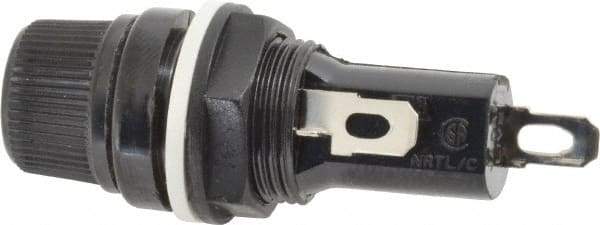 Ferraz Shawmut - 1 Pole, 250 VAC, 15 Amp, Panel Mount Fuse Holder - Compatible with CC Class, 1-1/4 Inch Long x 20mm Wide and 1/4 Inch Diameter Fuse - USA Tool & Supply