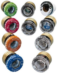 Ferraz Shawmut - 125 VAC, 25 Amp, Time Delay Plug Fuse - Screw Mount Mount, 1.29" OAL, 10 at AC kA Rating, 1-1/8" Diam - USA Tool & Supply