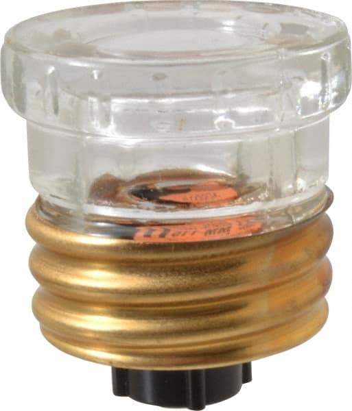 Ferraz Shawmut - 125 VAC, 20 Amp, Time Delay Plug Fuse - Screw Mount Mount, 1.29" OAL, 10 at AC kA Rating, 1-1/8" Diam - USA Tool & Supply