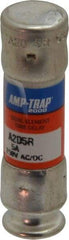 Ferraz Shawmut - 250 VAC/VDC, 5 Amp, Time Delay General Purpose Fuse - Clip Mount, 51mm OAL, 100 at DC, 200 at AC kA Rating, 9/16" Diam - USA Tool & Supply