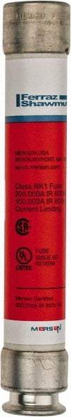 Ferraz Shawmut - 600 VAC/VDC, 5.6 Amp, Time Delay General Purpose Fuse - Clip Mount, 127mm OAL, 100 at DC, 200 at AC kA Rating, 13/16" Diam - USA Tool & Supply