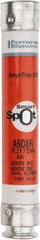 Ferraz Shawmut - 600 VAC/VDC, 8 Amp, Time Delay General Purpose Fuse - Clip Mount, 127mm OAL, 100 at DC, 200 at AC kA Rating, 13/16" Diam - USA Tool & Supply