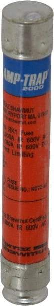 Ferraz Shawmut - 600 VAC/VDC, 10 Amp, Time Delay General Purpose Fuse - Clip Mount, 127mm OAL, 100 at DC, 200 at AC kA Rating, 13/16" Diam - USA Tool & Supply