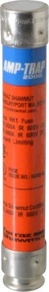 Ferraz Shawmut - 600 VAC/VDC, 20 Amp, Time Delay General Purpose Fuse - Clip Mount, 127mm OAL, 100 at DC, 200 at AC kA Rating, 13/16" Diam - USA Tool & Supply