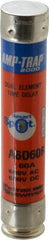 Ferraz Shawmut - 600 VAC/VDC, 60 Amp, Time Delay General Purpose Fuse - Clip Mount, 5-1/2" OAL, 100 at DC, 200 at AC kA Rating, 1-1/16" Diam - USA Tool & Supply