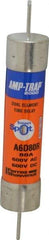 Ferraz Shawmut - 600 VAC/VDC, 80 Amp, Time Delay General Purpose Fuse - Clip Mount, 7-7/8" OAL, 100 at DC, 200 at AC kA Rating, 1-5/16" Diam - USA Tool & Supply