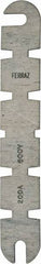 Ferraz Shawmut - 600 VAC, 200 Amp, Fast-Acting Renewable Fuse - Fuse Holder Mount, 9-5/8" OAL, 10 at AC kA Rating, 1-13/16" Diam - USA Tool & Supply