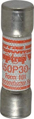 Ferraz Shawmut - 450 VDC, 500 VAC, 30 Amp, Fast-Acting Semiconductor/High Speed Fuse - Clip Mount, 50.8mm OAL, 100 at AC, 79 at DC kA Rating, 9/16" Diam - USA Tool & Supply