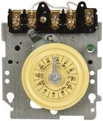 Intermatic - 24 hr Mechanism Only Analog Electromechanical Timer Switch - 12 On/Off per Day, 208 to 277 VAC, 60 Hz, - USA Tool & Supply