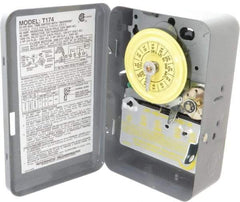 Intermatic - 24 hr Indoor Analog Electromechanical Timer Switch - 12 On/Off per Day, 208 to 277 VAC, 60 Hz, - USA Tool & Supply