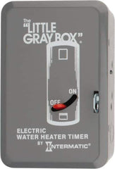 Intermatic - 24 hr Indoor Analog Mechanical Timer Switch - 12 On/Off per Day, 208 to 277 VAC, 60 Hz, - USA Tool & Supply