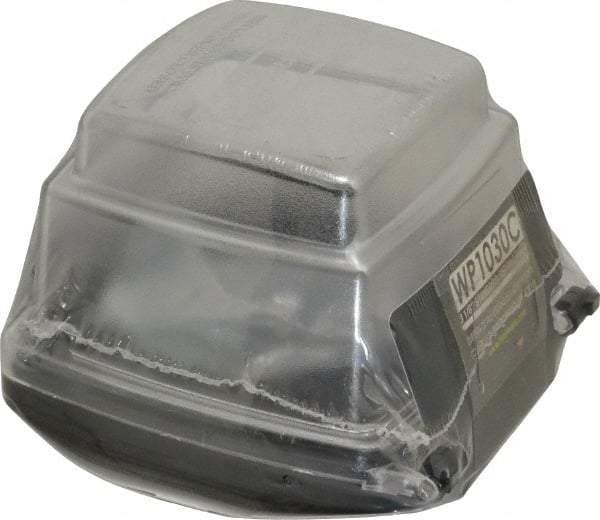 Intermatic - Electrical Outlet Box Polycarbonate Weatherproof Receptacle Cover - Includes (3) Patented Inserts For GFCI/Duplex/Toggle/Round Receptacles, Base Cover Assembly, Gasket, Mounting Screws - USA Tool & Supply