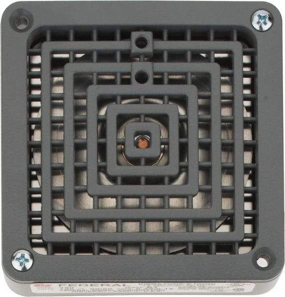 Federal Signal Corp - 120 Volt Electronic Horn - 0.18 Amps, 110 Decibles at 10', Vibrating, Waterproof - USA Tool & Supply