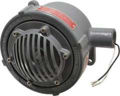 Federal Signal Corp - 6-1/2" Diam, 120 Volt Electronic Horn - 0.2 Amps, 110 Decibles at 10', Vibrating, Explosion Proof - USA Tool & Supply