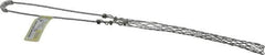 Hubbell Wiring Device-Kellems - 0.85 to 1 Inch Cable Diameter, Galvanized Steel, Single Loop Support Grip - 16 Inch Long, 1,400 Lb. Breaking Strength, 8 Inch Mesh Length - USA Tool & Supply