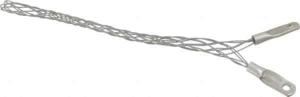 Hubbell Wiring Device-Kellems - 14.2 to 18.5mm Capacity, General, Straight Strain Relief Cord Grip - 6" Long, Galvanized Steel - USA Tool & Supply