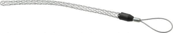 Hubbell Wiring Device-Kellems - Flexible Eye, Single Weave Mesh, Steel Wire Pulling Grip - 8-1/2" Mesh, 1/2 to 0.62" Cable Diam - USA Tool & Supply