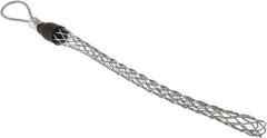 Hubbell Wiring Device-Kellems - Flexible Eye, Single Weave Mesh, Steel Wire Pulling Grip - 11-1/2" Mesh, 1 to 1.24" Cable Diam - USA Tool & Supply