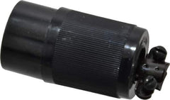 Hubbell Wiring Device-Kellems - 125/250 VAC, 15 Amp, ML-3R Configuration, Industrial Grade, Ungrounded Connector - 3 Phase, 3 Poles, IP20, 0.281 to 0.421 Inch Cord Diameter - USA Tool & Supply