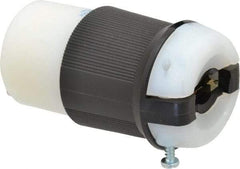 Hubbell Wiring Device-Kellems - 250 VAC, 20 Amp, L15-20R Configuration, Industrial Grade, Self Grounding Connector - 3 Phase, 3 Poles, IP20, 0.35 to 1.15 Inch Cord Diameter - USA Tool & Supply