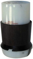Hubbell Wiring Device-Kellems - 277/480 VAC, 30 Amp, L22-30R Configuration, Industrial Grade, Self Grounding Connector - 3 Phase, 4 Poles, IP20, 0.35 to 1.15 Inch Cord Diameter - USA Tool & Supply