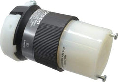 Hubbell Wiring Device-Kellems - 120/208 VAC, 20 Amp, NonNEMA Configuration, Industrial Grade, Ungrounded Connector - 1 Phase, 4 Poles, IP20, 0.35 to 1.15 Inch Cord Diameter - USA Tool & Supply