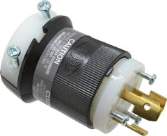 Hubbell Wiring Device-Kellems - 125/250 VAC, 30 Amp, NonNEMA Configuration, Industrial Grade, Ungrounded Plug - 1 Phase, 3 Poles, IP20, 0.36 to 0.93 Inch Cord Diameter - USA Tool & Supply