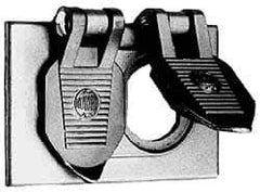 Hubbell Wiring Device-Kellems - Electrical Outlet Box Polycarbonate Weatherproof Cover - USA Tool & Supply