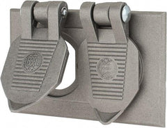 Hubbell Wiring Device-Kellems - Electrical Outlet Box Aluminum Weatherproof Cover - USA Tool & Supply