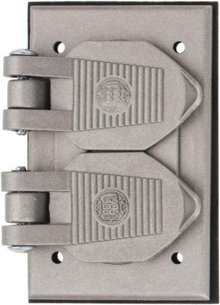 Hubbell Wiring Device-Kellems - Electrical Outlet Box Aluminum Weatherproof Cover - USA Tool & Supply