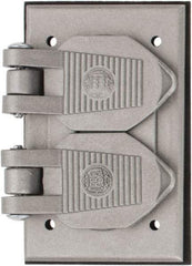 Hubbell Wiring Device-Kellems - Electrical Outlet Box Aluminum Weatherproof Cover - USA Tool & Supply