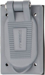 Hubbell Wiring Device-Kellems - Electrical Outlet Box Polycarbonate Weatherproof Cover - USA Tool & Supply