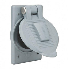 Hubbell Wiring Device-Kellems - Electrical Outlet Box Polycarbonate Weatherproof Cover - USA Tool & Supply
