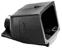 Hubbell Wiring Device-Kellems - 100 Amp, 2 Inch Hub Size, Cast Aluminum Pin and Sleeve Angle Back Box - IP67, 15° Box Angle - USA Tool & Supply