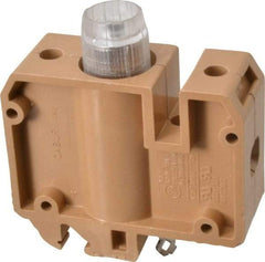 ACI - 30 Amp, DIN Rail Mount, Fused Terminal Block - 10 to 4 AWG Compatibility, 86mm High x 79mm Deep - USA Tool & Supply