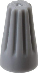 3M - 3, 22 to 2, 16 AWG, 300 Volt, Fire Resistant, Standard Twist on Wire Connector - Gray, 221°F - USA Tool & Supply