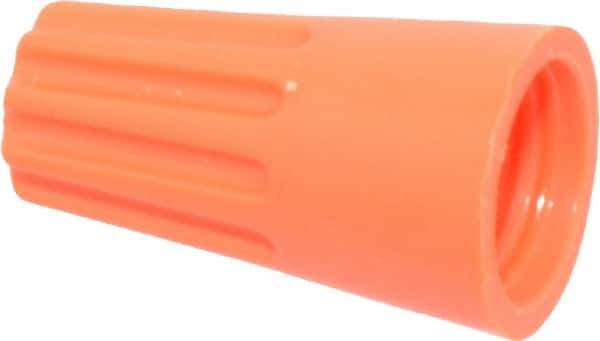 3M - 3, 20 to 2, 14 AWG, 600 Volt, Fire Resistant, Standard Twist on Wire Connector - Orange, 221°F - USA Tool & Supply