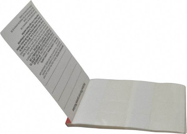 3M - 120 Label, 3/4 Inch Long x 1-3/4 Inch Wide, Write On Book - White Background, Self Laminated - USA Tool & Supply