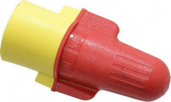 3M - 2, 18 to 2, 8 AWG, 600 Volt, Flame Retardant, Wing Twist on Wire Connector - Red & Yellow, 221°F - USA Tool & Supply