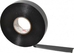 3M - 1" x 100', Black Vinyl Electrical Tape - Series 50, 10 mil Thick, 20 Lb./Inch Tensile Strength - USA Tool & Supply