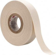 3M - 3/4" x 66', White Glass Cloth Electrical Tape - Series 27, 7 mil Thick, 150 Lb./Inch Tensile Strength - USA Tool & Supply